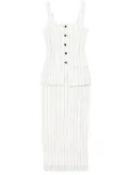 Simkhai Xandria midi dress - White