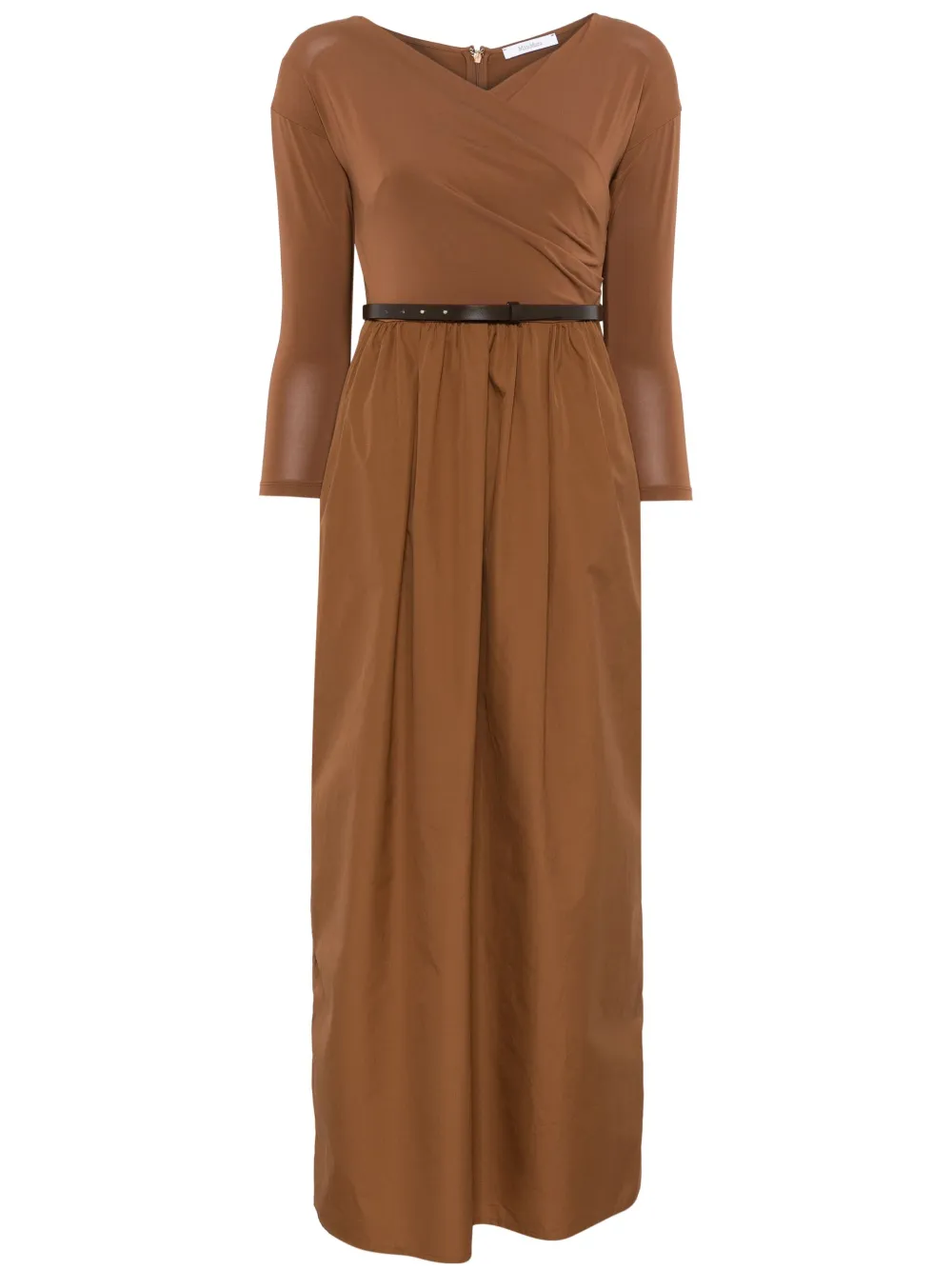 Max Mara Kaiser midi-jurk Bruin