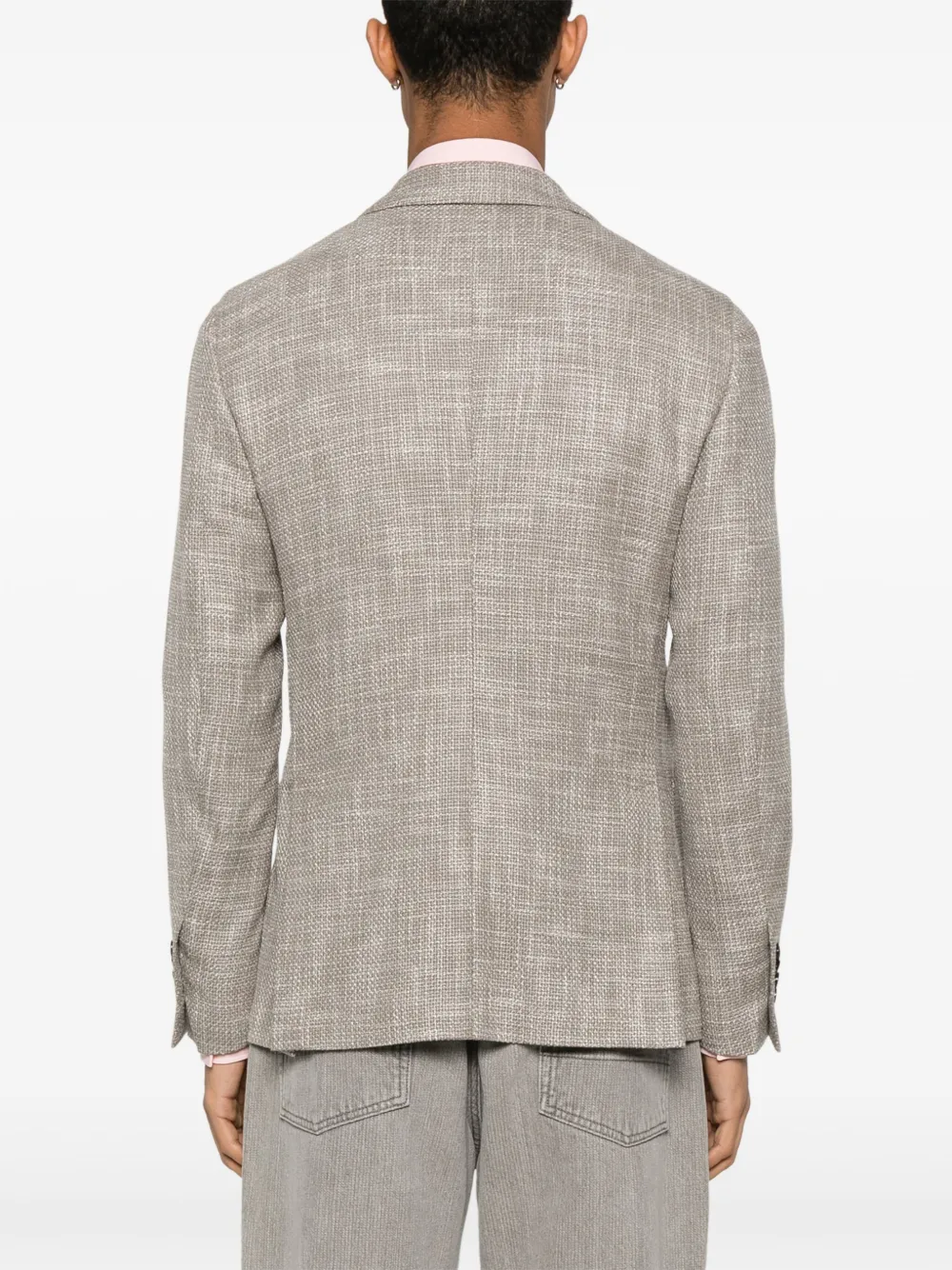 Lardini Blazer met broche Beige