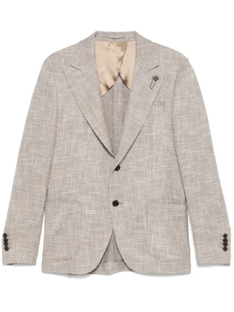 Lardini blazer con detalle de broche
