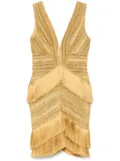 PatBO Pampas mini dress - Gold