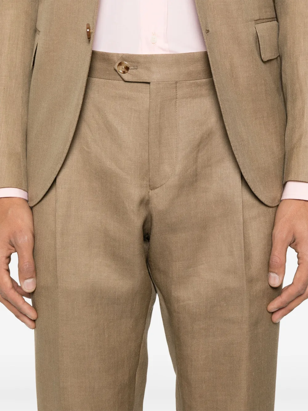 Lardini Pak met broche detail Bruin