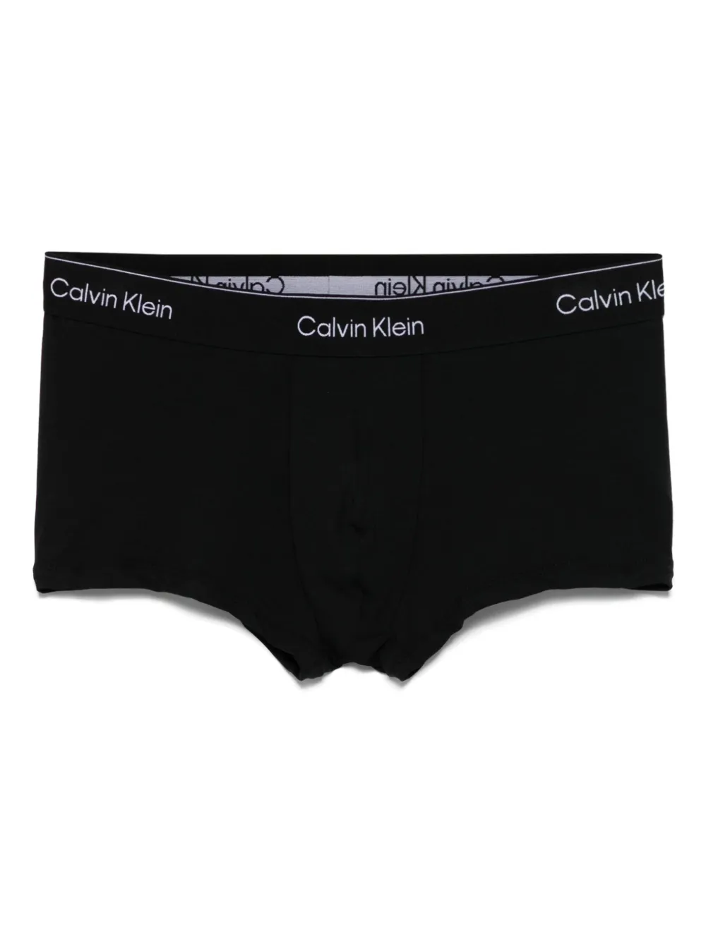 Calvin Klein Vijf slips met logoband - Zwart