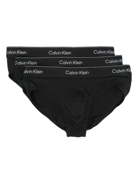 Calvin Klein logo-waistband briefs (pack of three)