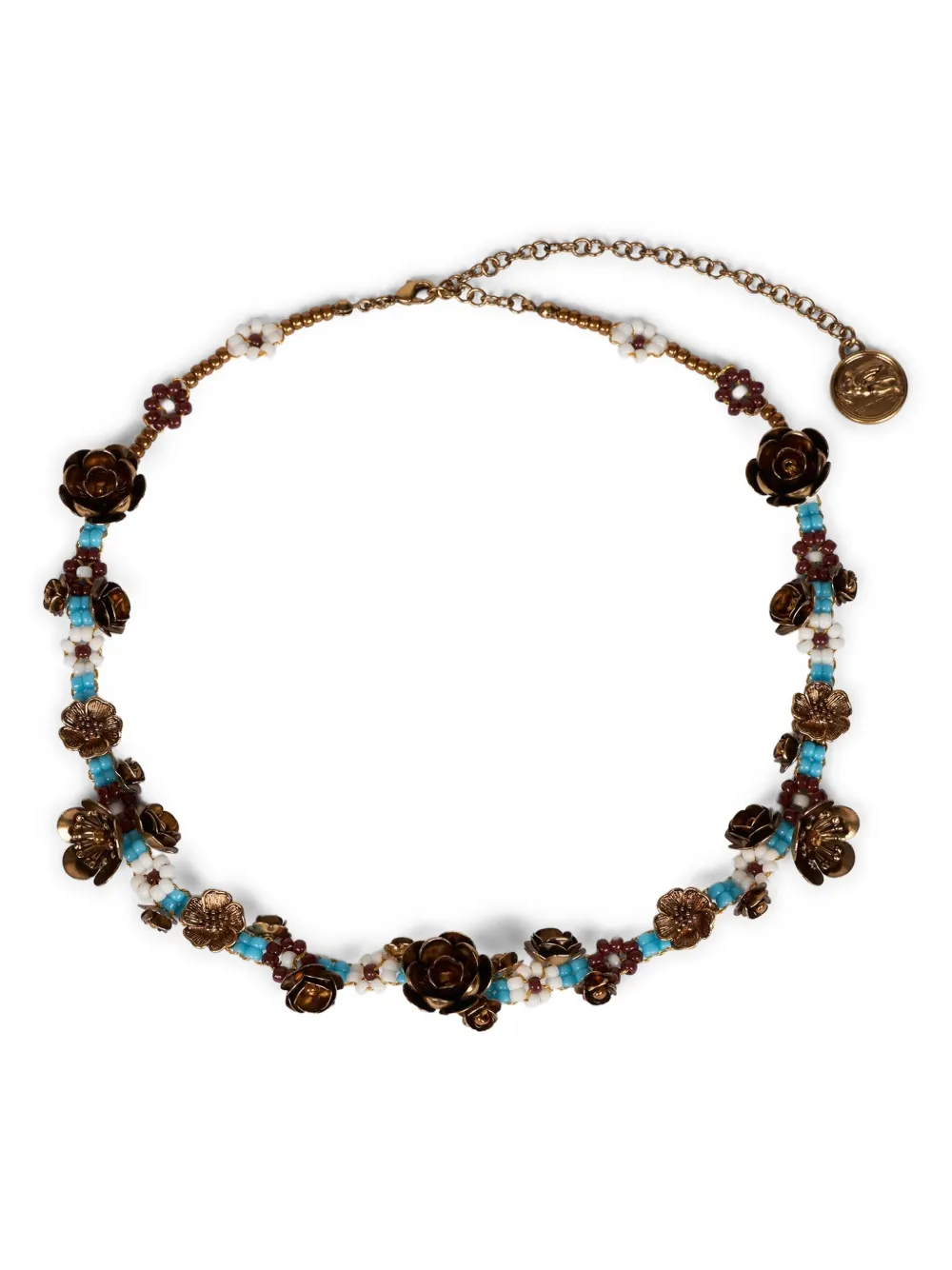 ETRO beaded rose necklace - Veelkleurig