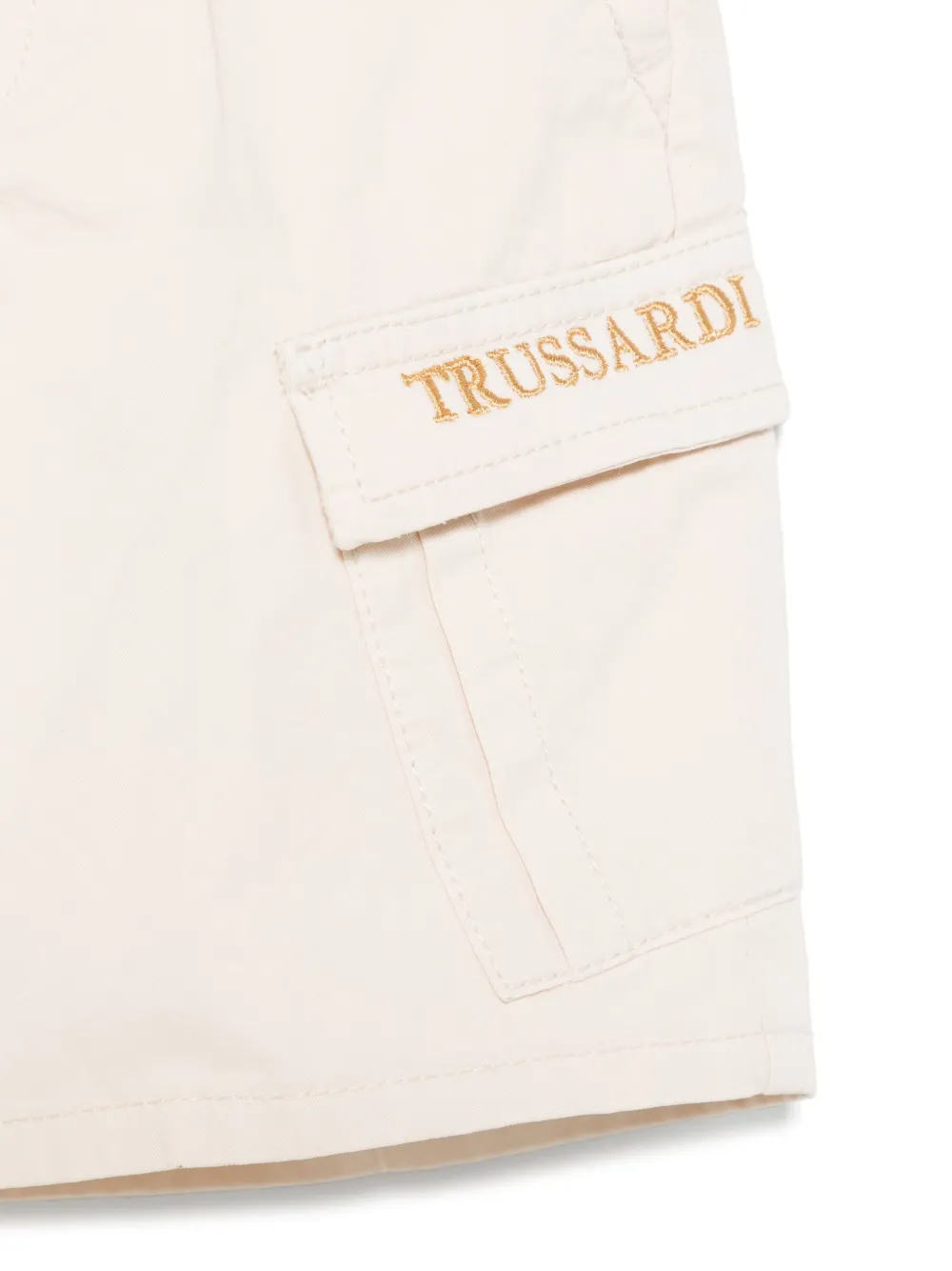 TRUSSARDI JUNIOR Katoenen shorts Beige