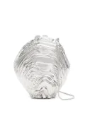 Simkhai Cove Shell clutch - Silver