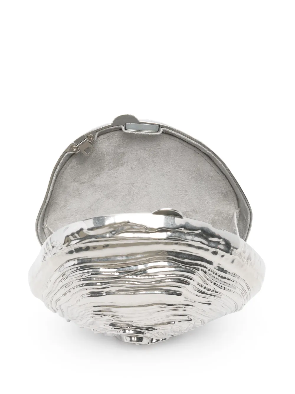 Simkhai Cove Shell clutch Zilver