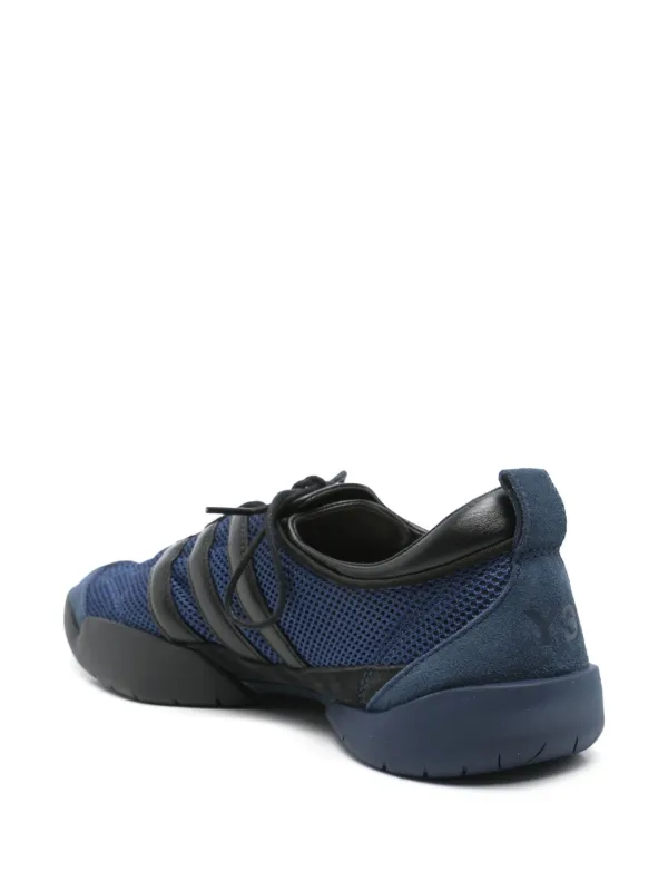 【Y-3】ロゴ メッシュ スニーカー Y-3 メッシュ スニーカー | ブルー | FARFETCH JP