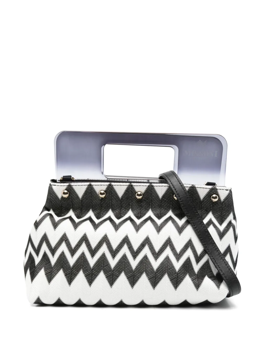 MISSONI ZIGZAG-WOVEN TOTE BAG 
