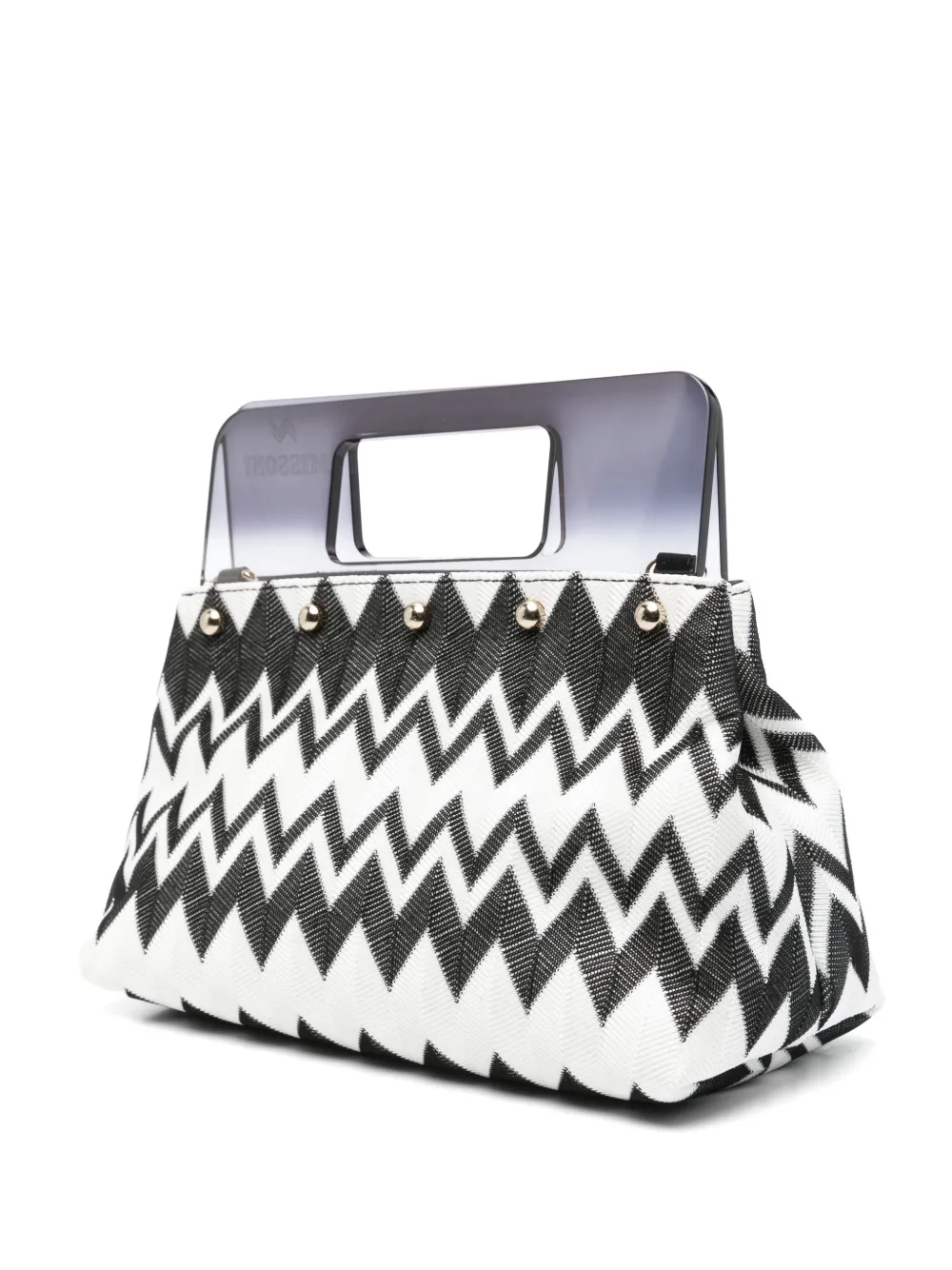 MISSONI ZIGZAG-WOVEN TOTE BAG 