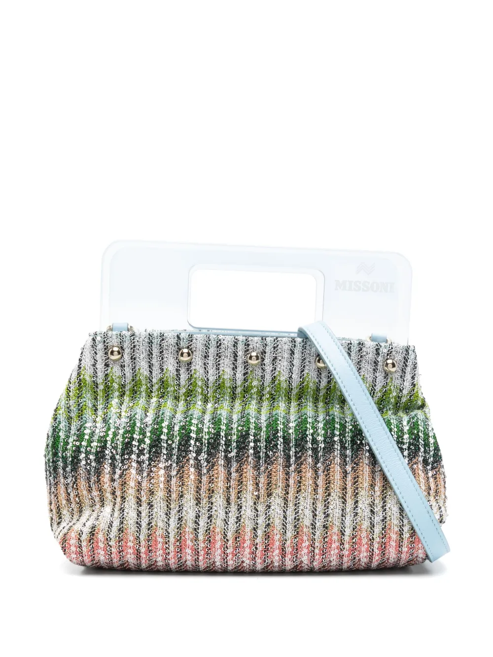 Missoni Shopper met pailletten Blauw