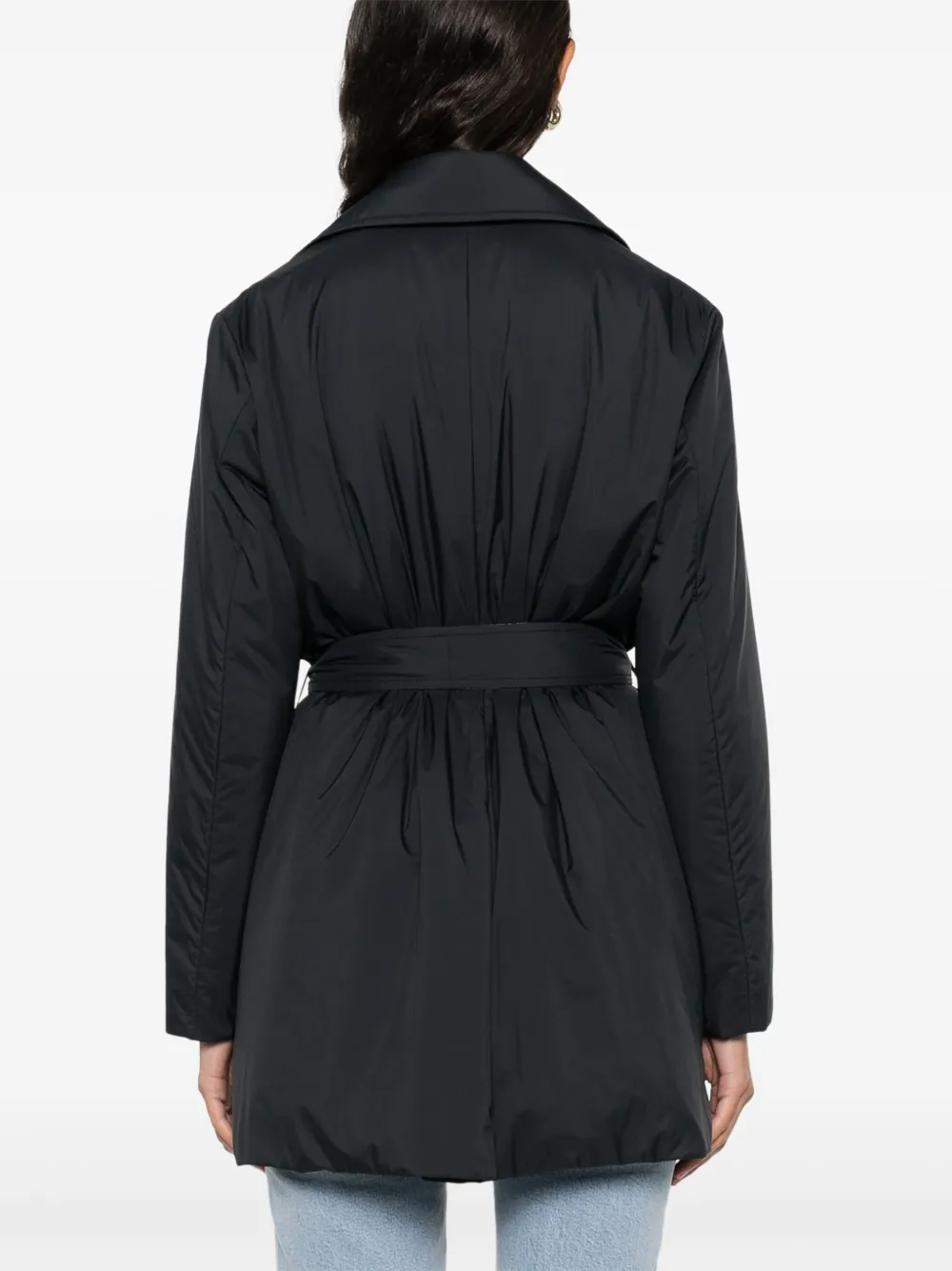 Herno Trenchcoat met ceintuur Blauw