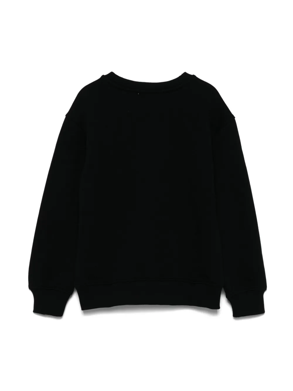 Moschino Kids Sweater met tekst Zwart