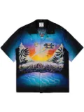 Casablanca graphic-print shirt - Black