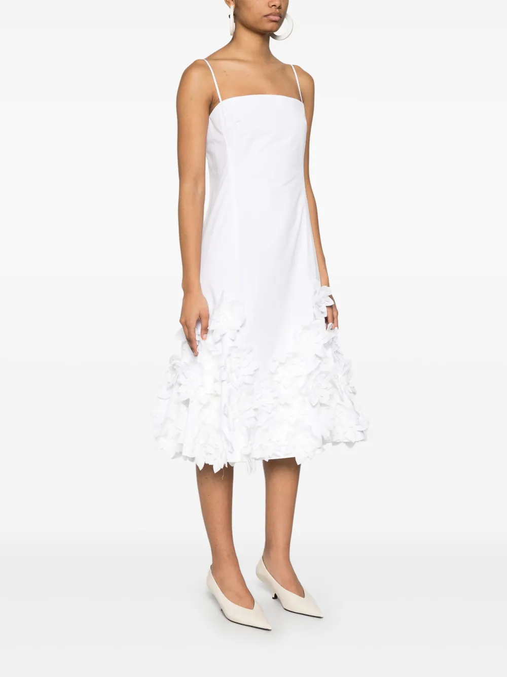  Simkhai Bella Midi Dress - White 