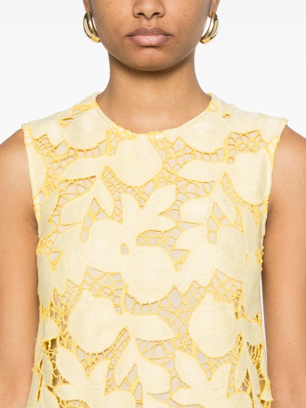 Simkhai Mickie mini-jurk Geel