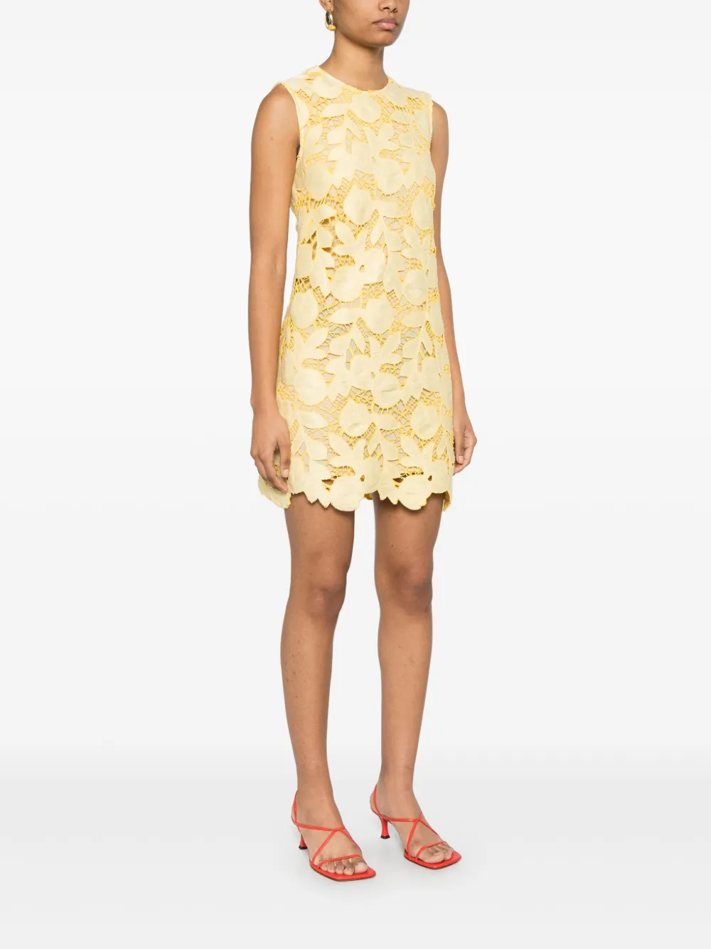 Simkhai Mickie mini-jurk Geel