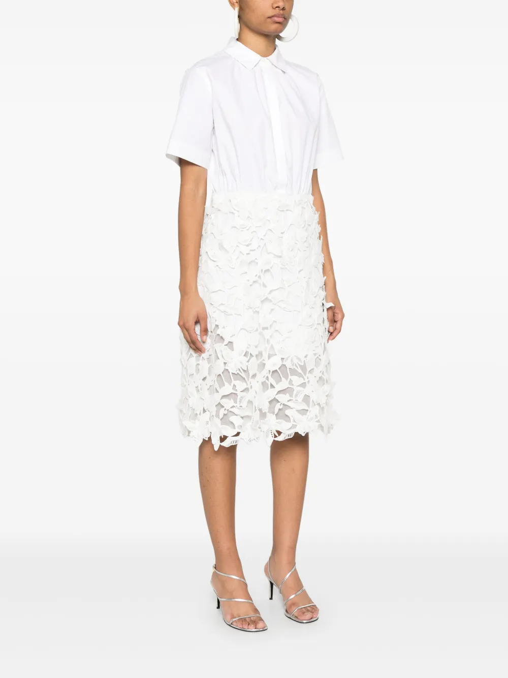 Simkhai Colette midi-jurk Wit