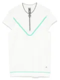 adidas by Stella McCartney short-zip golf polo - White