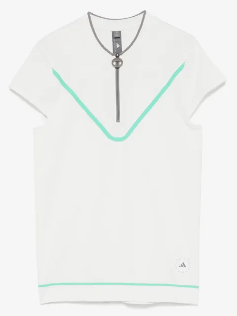 adidas by Stella McCartney short-zip golf polo
