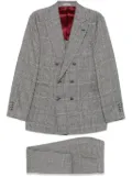 Brunello Cucinelli Prince of Wales-check suit - Grey