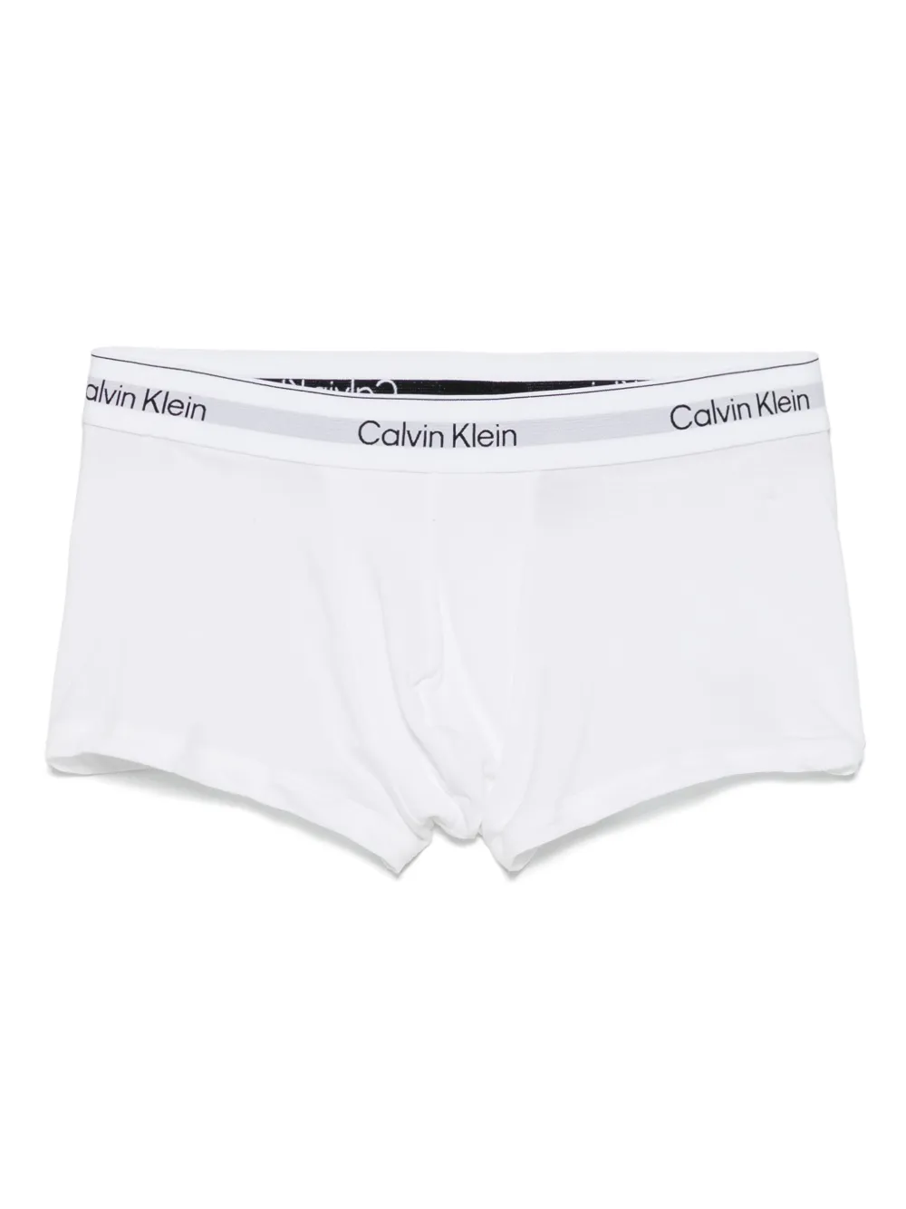 Calvin Klein Drie slips met logoband - Wit