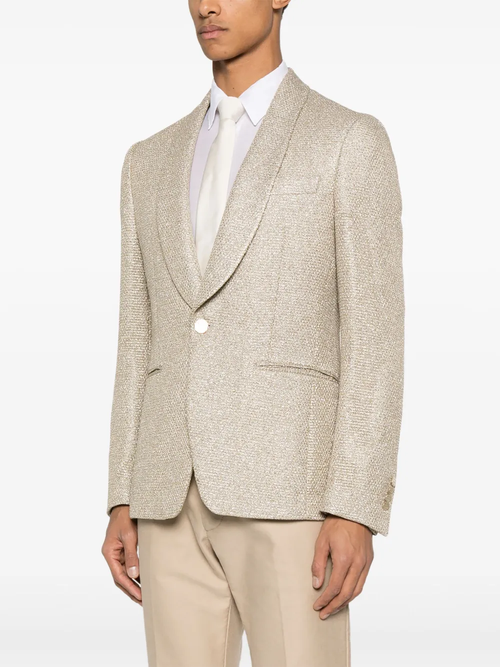Lardini Lurex blazer Goud