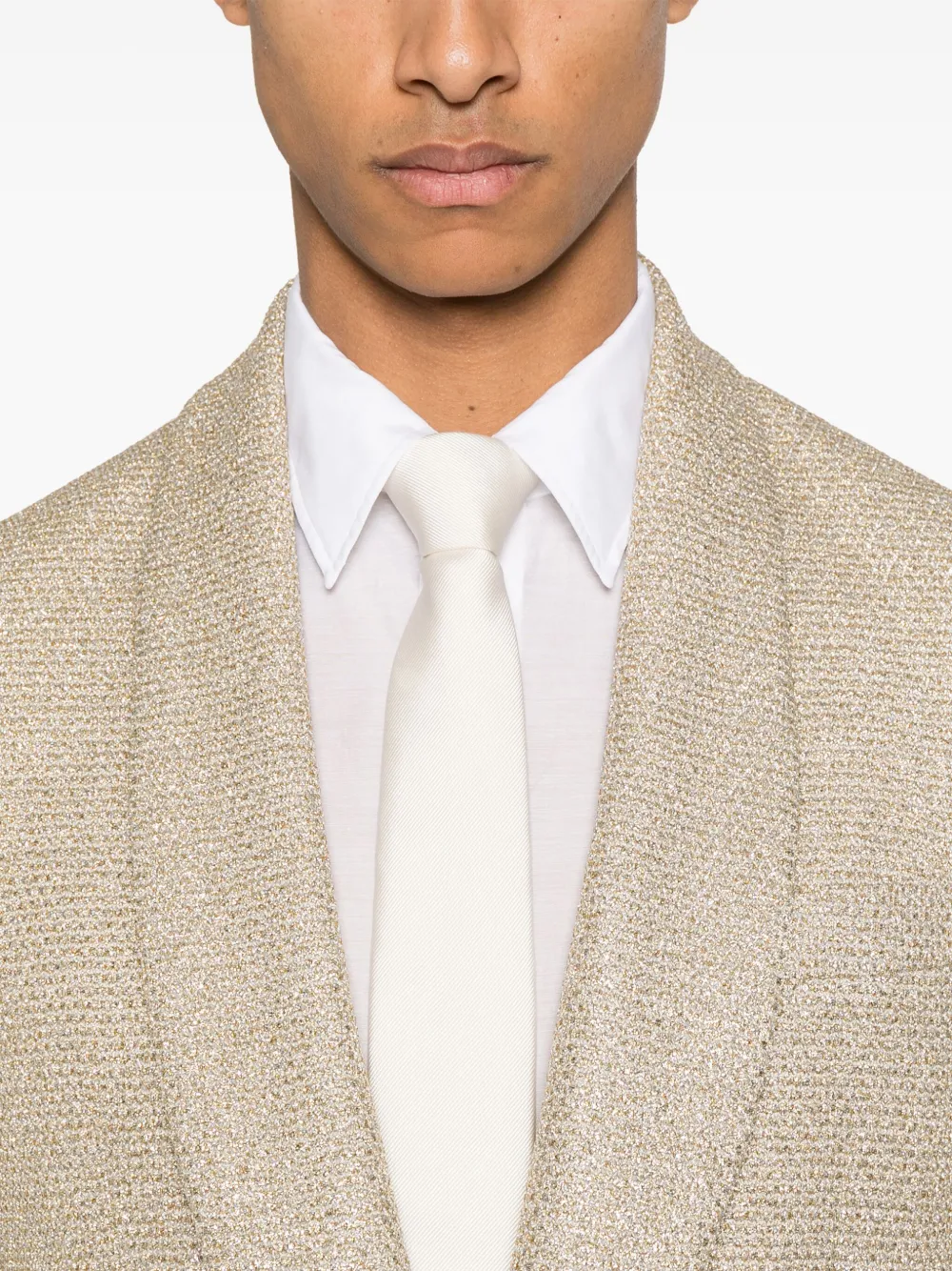 Lardini Lurex blazer Goud