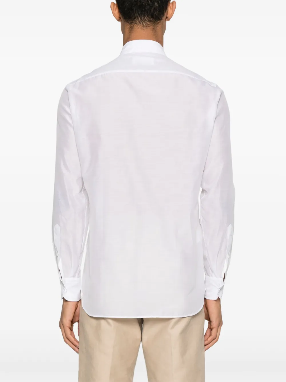 Lardini Organza overhemd Wit
