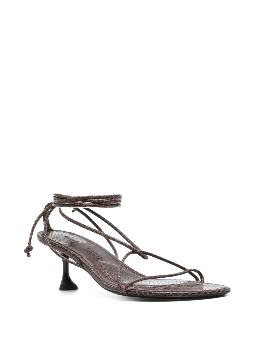 Proenza Schouler 60 mm Tee sandalen - Bruin