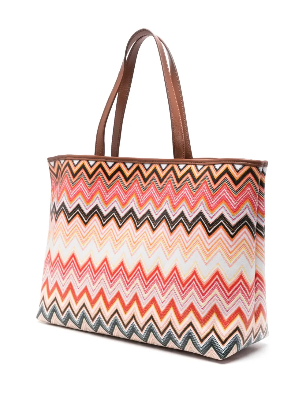 MISSONI LARGE CANVAS TOTE BAG 