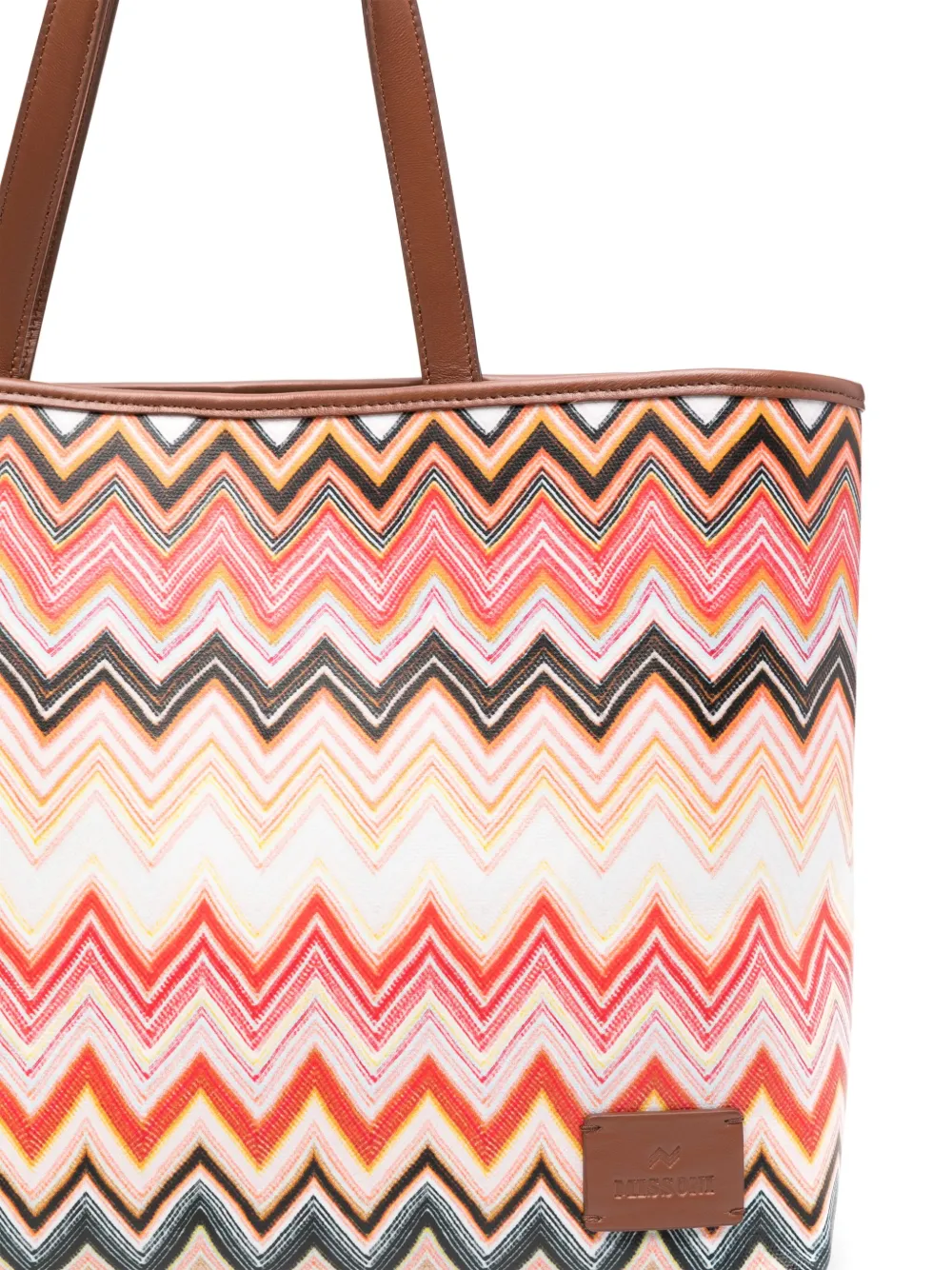 MISSONI LARGE CANVAS TOTE BAG 