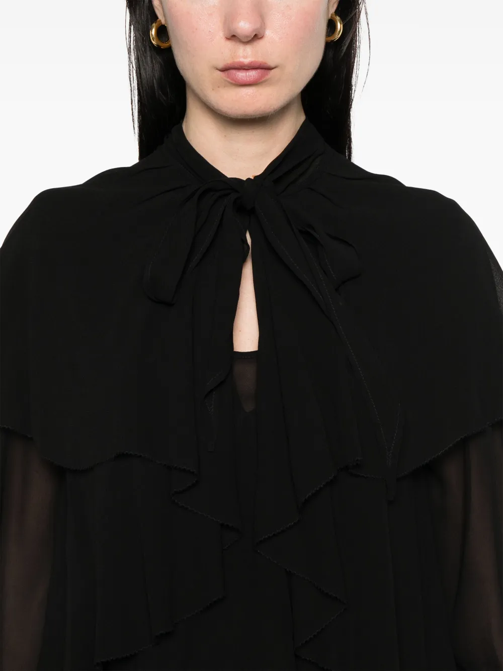 TWINSET Crêpe shirt Zwart