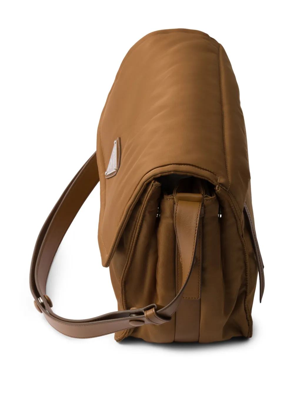 Prada Re-Nylon medium schoudertas Bruin