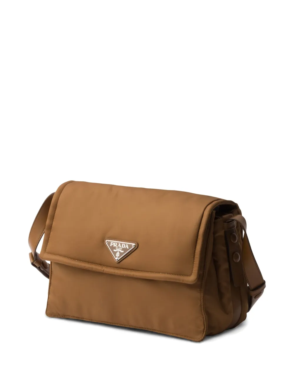 Prada Re-Nylon medium schoudertas Bruin