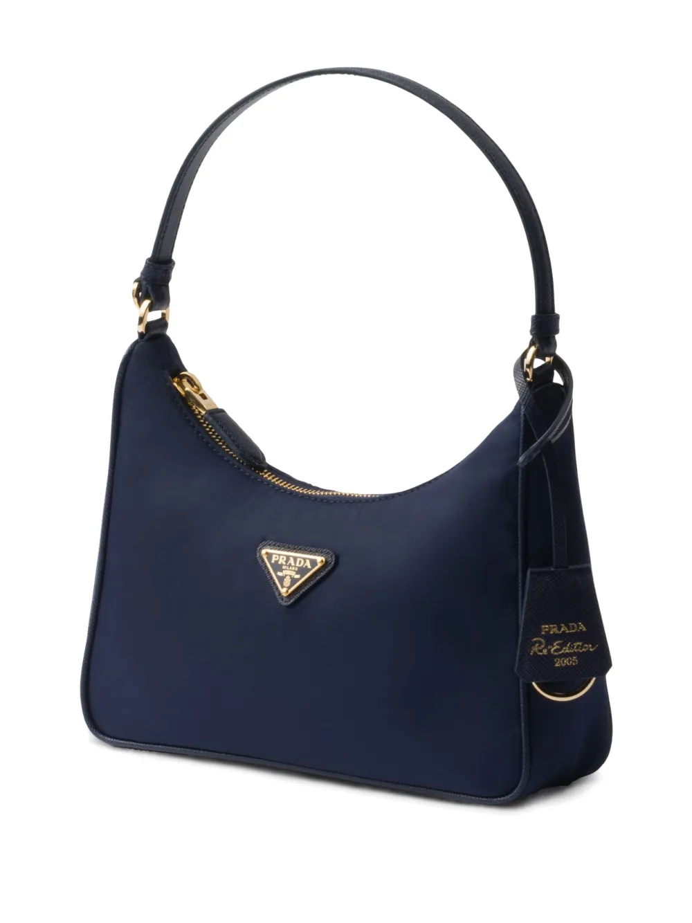 Prada Re-Edition 2005 mini-schoudertas Blauw