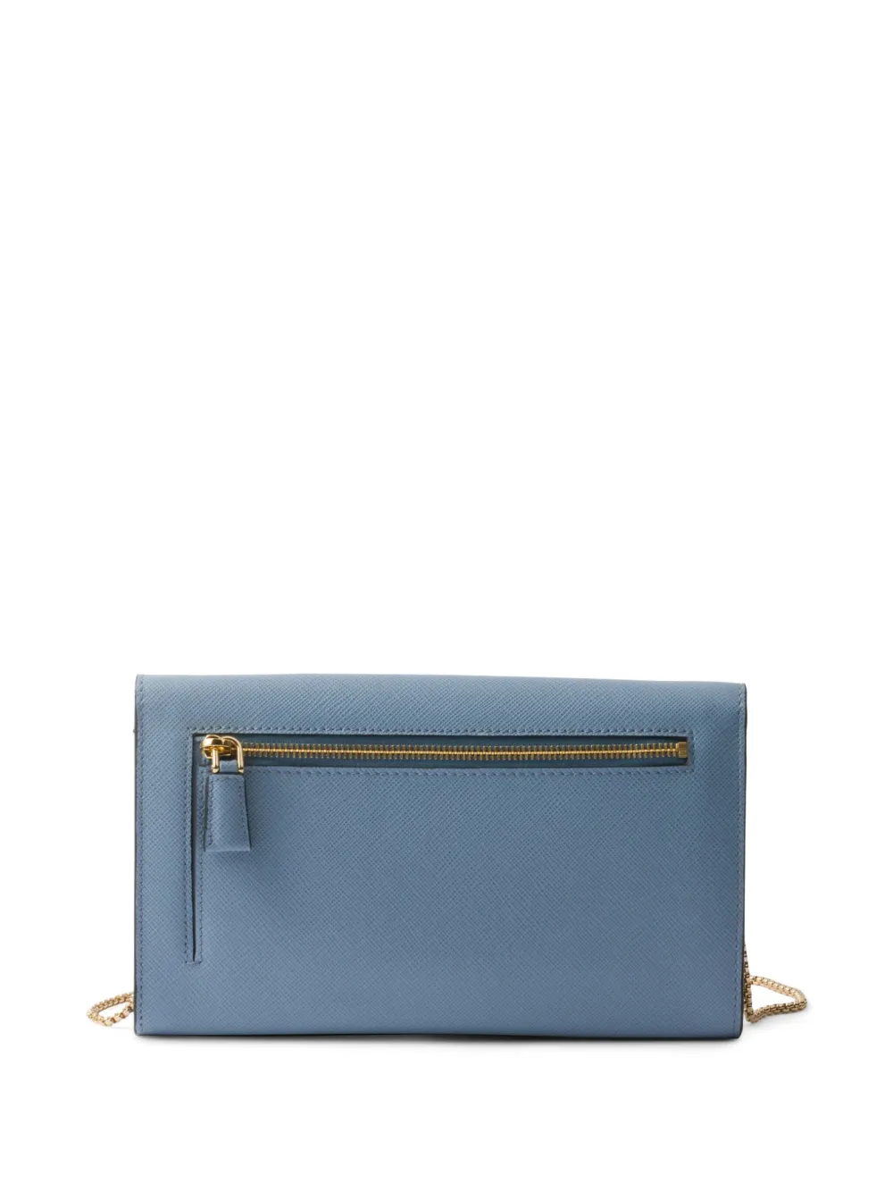 Prada Saffiano leren mini-clutch - Blauw