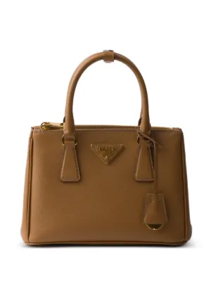 Prada レザー ハンドバッグ | ブラウン | FARFETCH JP