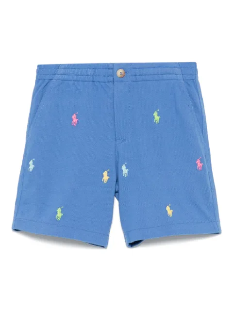 POLO RALPH LAUREN KIDS Polo Pony-embroidered shorts 