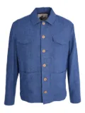 Luciano Barbera button-fastening patch-pocket jacket - Blue