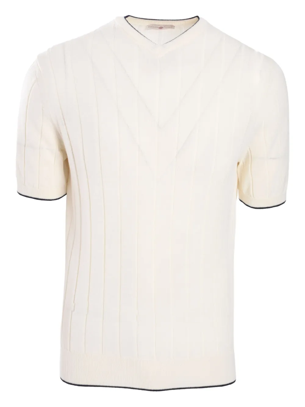 Luciano Barbera knitted T-shirt | White | Image 1