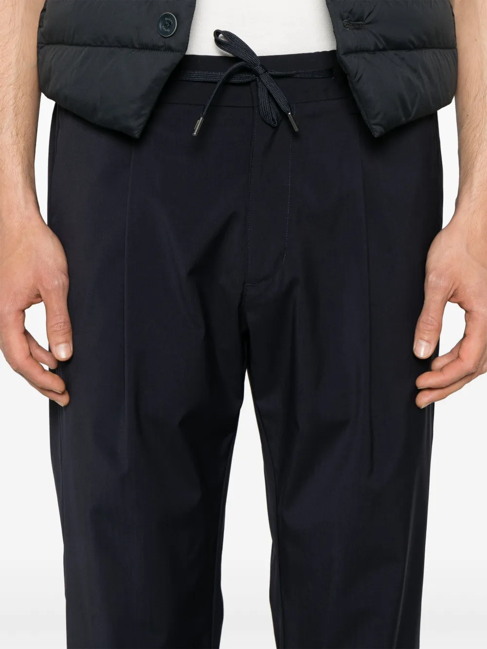 Herno Katoenen broek Blauw