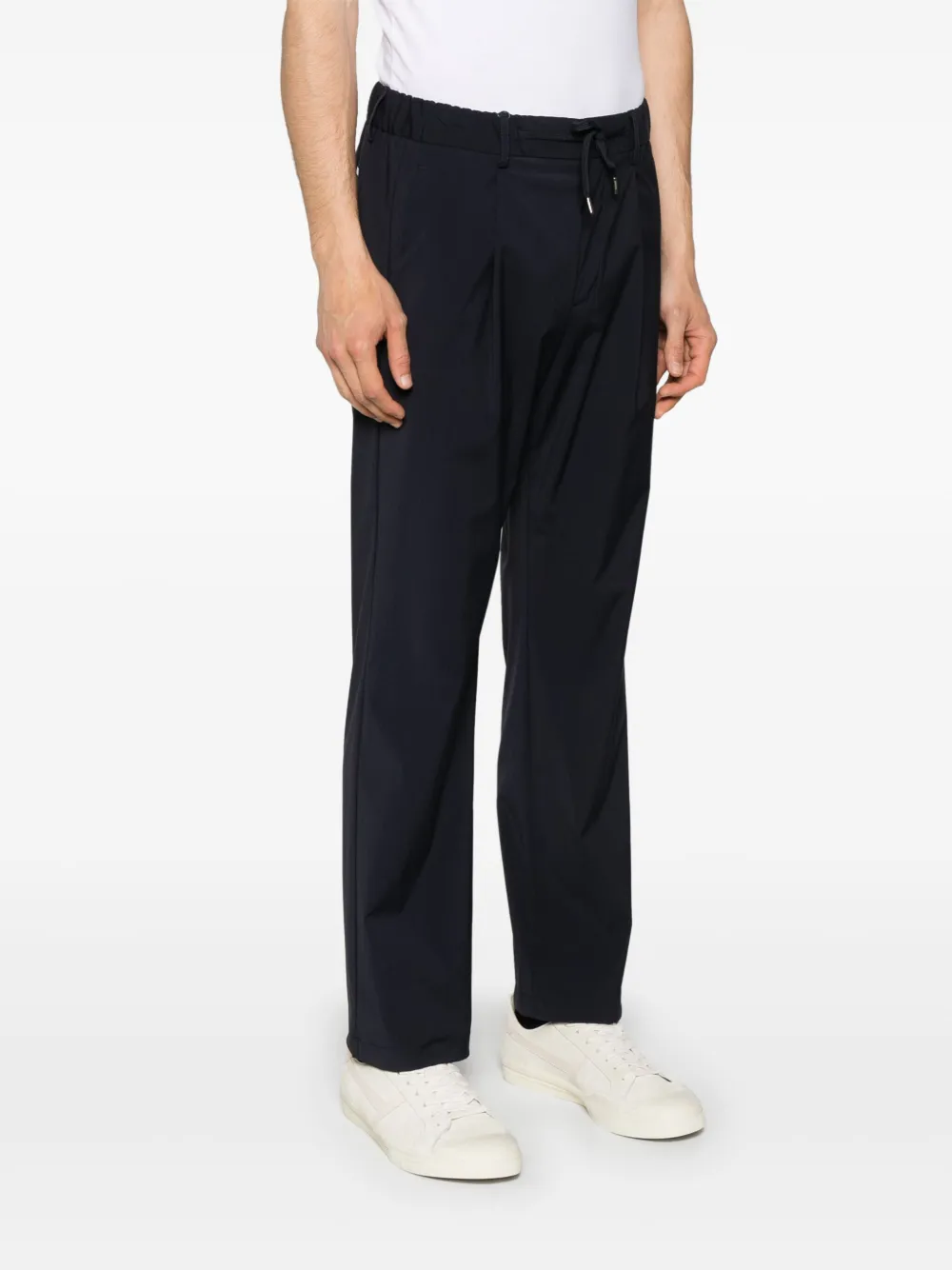Herno Katoenen broek Blauw