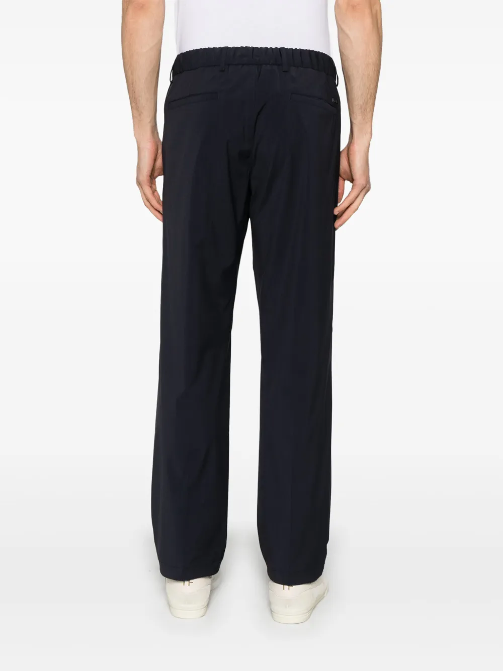Herno Katoenen broek Blauw