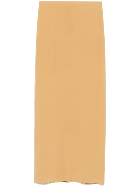 Alysi silk midi skirt