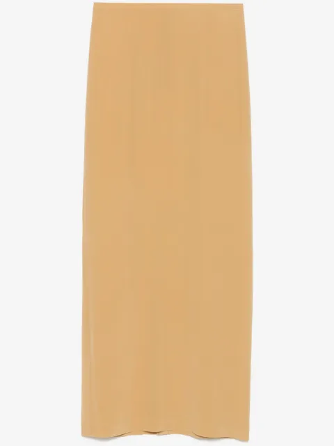 Alysi silk midi skirt