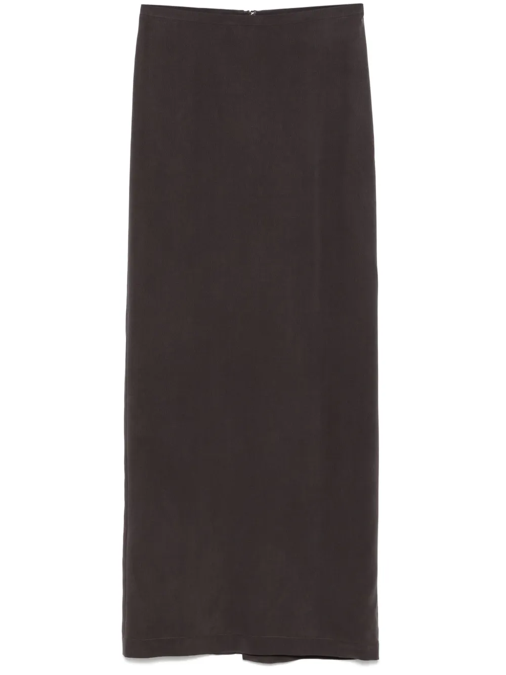 silk midi skirt