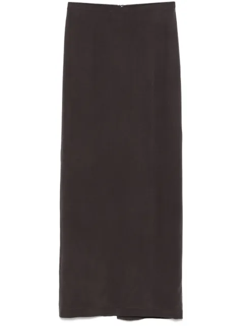 Alysi silk midi skirt