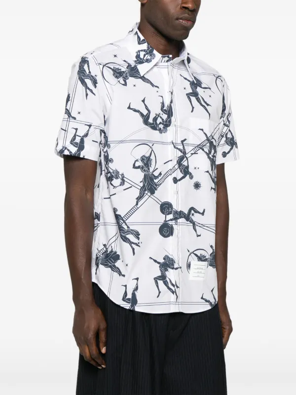 Thom Browne Illustration Shirt | White | FARFETCH